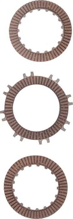 Clutch Plate Set - Automatic, 125cc, Electric Start, 3pc - 30A4000 - PBC1230F1