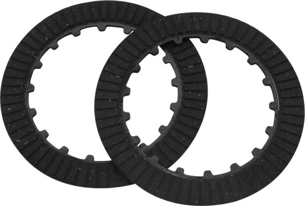 Clutch Plate Set - Manual, 125cc, Kick & Electric Start, 2pc - 30A4005 - PBC1212F1