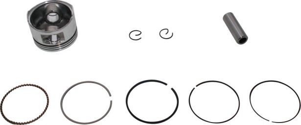 Cylinder Block Assembly - Big Bore, GY6, 50cc to 110cc, 50mm, 12pc - 20A8950 - PBC1603F1