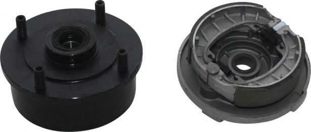 Drum Brake Assembly - 4 Bolt, M10, Right Side - 90A5130 - PBC748F1
