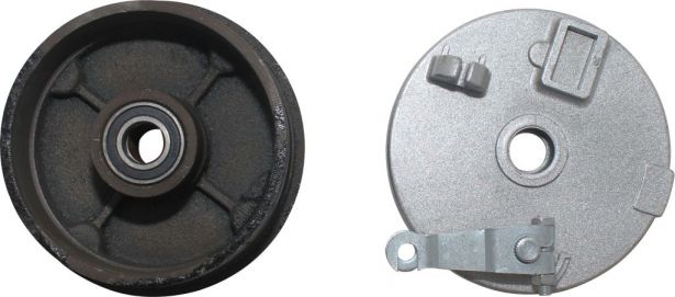 Drum Brake Assembly - 4 Bolt, M10, Right Side - 90A5130 - PBC748F1