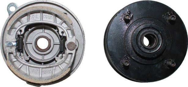 Drum Brake Assembly - 4 Bolt, M8, Right Side - 90A5135 - PBC769F1