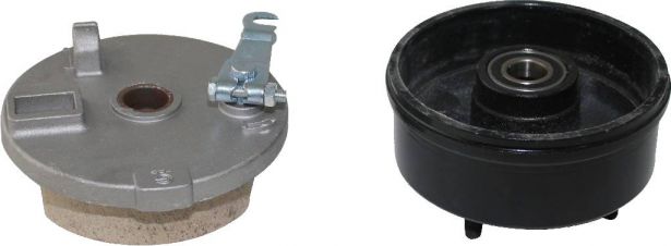 Drum Brake Assembly - 4 Bolt, M8, Right Side - 90A5135 - PBC769F1