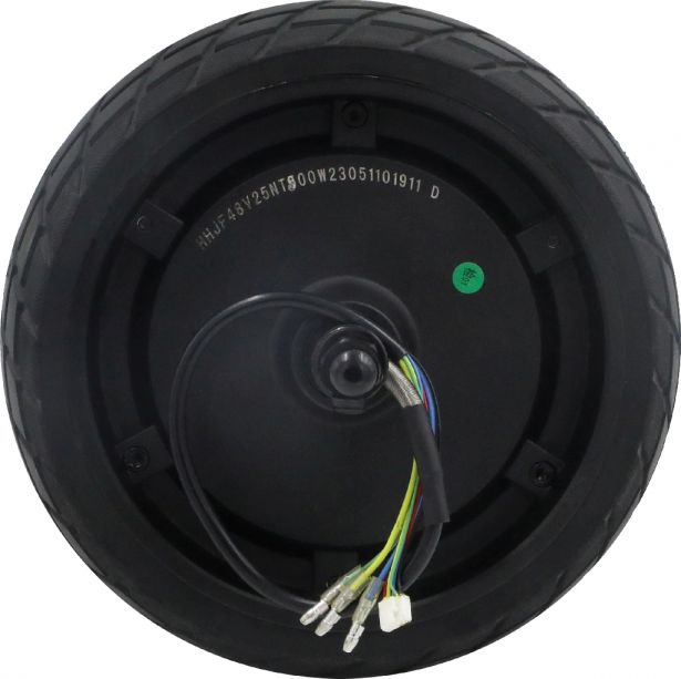 Electric Motor & Wheel Assembly - 48V, 800W, SHOK Scooters Graviton - PBC10SF1