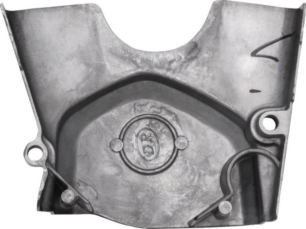Engine Cover - 50cc to 160cc, Automatic, Left Back, Black - 70D2135BK - PBC1461F1