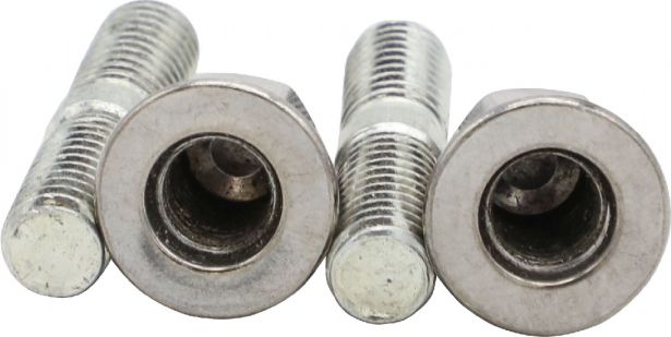 Exhaust Stud and Cap Nut - 8mm set (4pcs) - HWN9908 - PBC2915F1