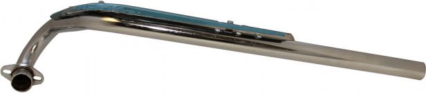 Exhaust Tube - Exhaust Pipe, Exhaust Manifold, 50cc to 155cc, Dirt Bike - 70A5710CR - PBC2459F1
