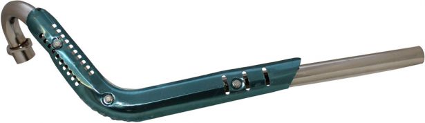 Exhaust Tube - Exhaust Pipe, Exhaust Manifold, 50cc to 155cc, Dirt Bike - 70A5710CR - PBC2459F1