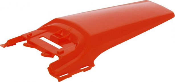 Fender - Rear, Plastic, 50cc to150cc, Dirt Bike, Orange (1 pc) - 70D7112OG - PBC536F1