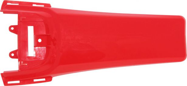 Fender - Rear, Plastic, 50cc to150cc, Dirt Bike, Red (1 pc) - 70D7112RD - PBC550F1