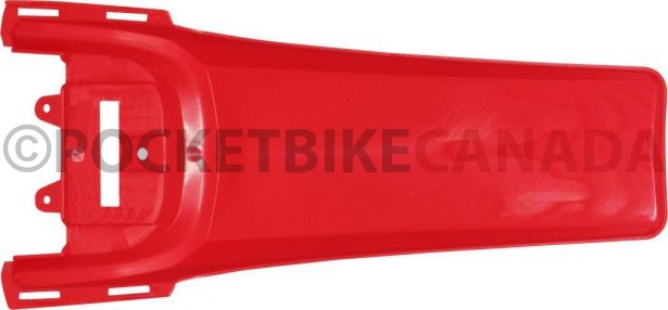 Fender - Rear, Plastic, 50cc to150cc, Dirt Bike, Red (1 pc) - 70D7112RD - PBC550F1