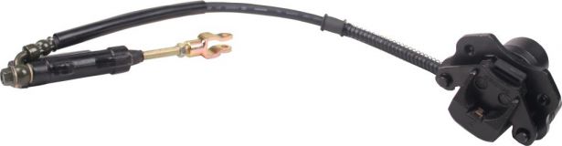 Foot/Rear Brake Lever and Caliper Assembly, 51cm Line - 90A4220 - PBC806F1