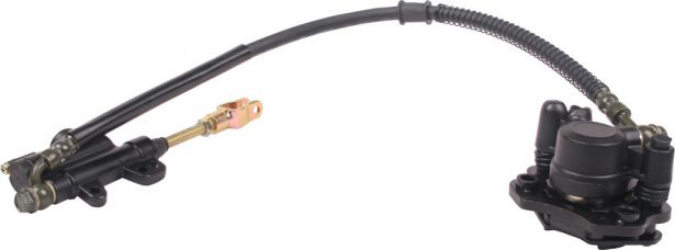 Foot/Rear Brake Lever and Caliper Assembly, 61cm Line - 90A4225 - PBC739F1