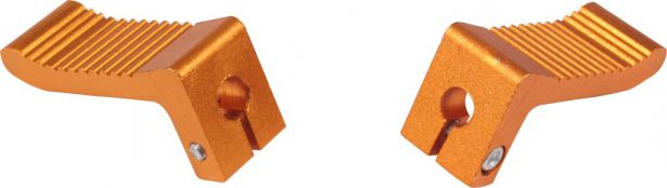 Foot Pegs - Gold, Dirt Bike, CNC, (2 pc set) - 40D5030GD - PBC489F1