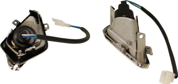 Front Light - 50cc to 250cc ATV, Racing Style, Set (2pcs) - 70A7022 - PBC3150F1