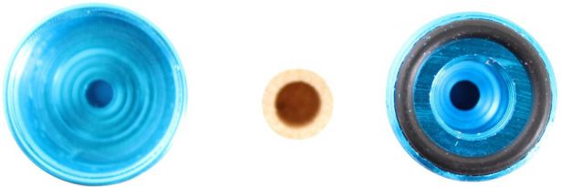 Fuel Filter - Aluminum, CNC, Blue - 20A5230BU - PBC2480F1