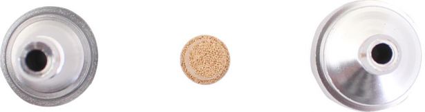 Fuel Filter - Aluminum, CNC, Silver - 20A5220SV - PBC2465F1