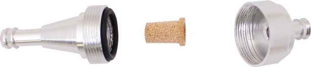 Fuel Filter - Aluminum, CNC, Silver - 20A5220SV - PBC2465F1