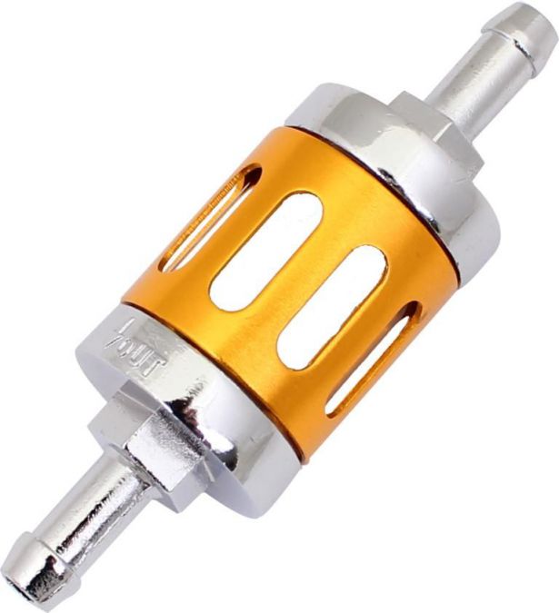 Fuel Filter - Posh Racing, Silver/Gold - 20A5240GD - PBC2593F1