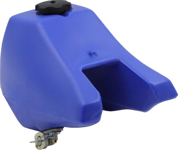 Gas Tank - PW80 Profile, 80cc,Dirt Bike, Yamaha, Blue - 20A4735BU - PBC2567F1