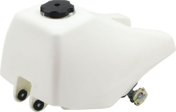 Gas Tank - PW80 Profile, 80cc,Dirt Bike, Yamaha, White - 20A4735WT - PBC2589F1