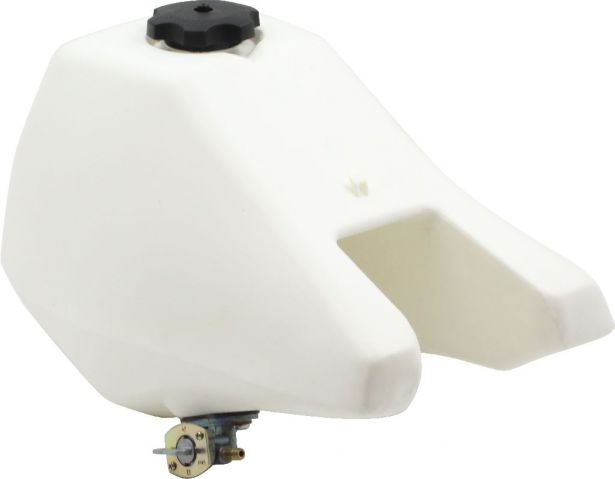 Gas Tank - PW80 Profile, 80cc,Dirt Bike, Yamaha, White - 20A4735WT - PBC2589F1