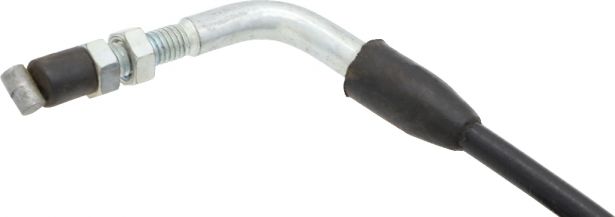 Gear Shift Cable - Bent Connector, M8, 187cm Total Length, 400cc, ATV, Odes - CBL11040 - PBC845F1