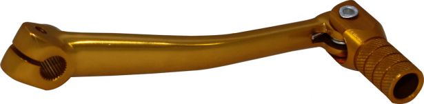 Gear Shift Lever - CNC, Aluminum, Performance, Collapsible, Gold - 70A8525GD - PBC3006F1