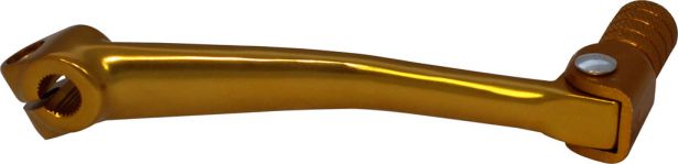 Gear Shift Lever - CNC, Aluminum, Performance, Collapsible, Gold - 70A8525GD - PBC3006F1