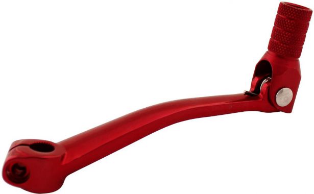 Gear Shift Lever - CNC, Aluminum, Performance, Collapsible, Red - 70A8525RD - PBC2995F1