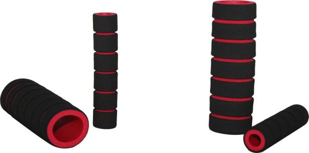 Hand Grips - Foam, Red, 4pc Set - 70D1700RD - PBC2784F1