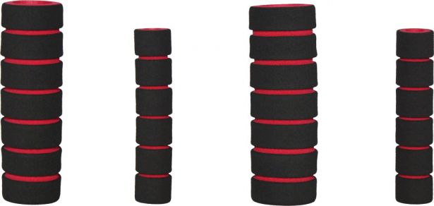 Hand Grips - Foam, Red, 4pc Set - 70D1700RD - PBC2784F1