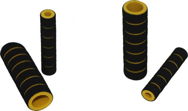 Hand Grips - Foam, Yellow, 4pc Set - 70D1700YW - PBC2773F1