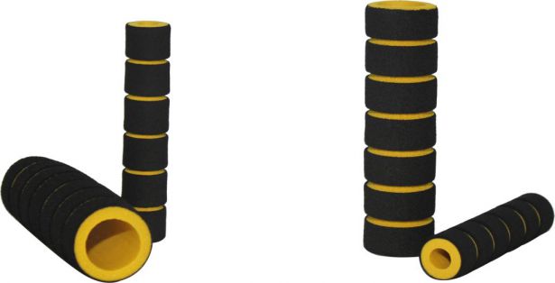 Hand Grips - Foam, Yellow, 4pc Set - 70D1700YW - PBC2773F1