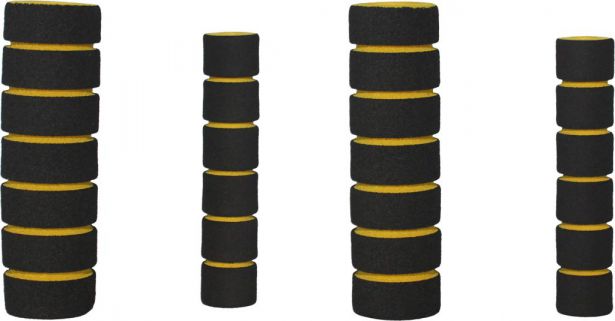 Hand Grips - Foam, Yellow, 4pc Set - 70D1700YW - PBC2773F1
