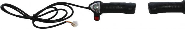 Throttle Lever - Twist Grip, Electric Bicycle, Set - 70C3204 - PBC2707F1