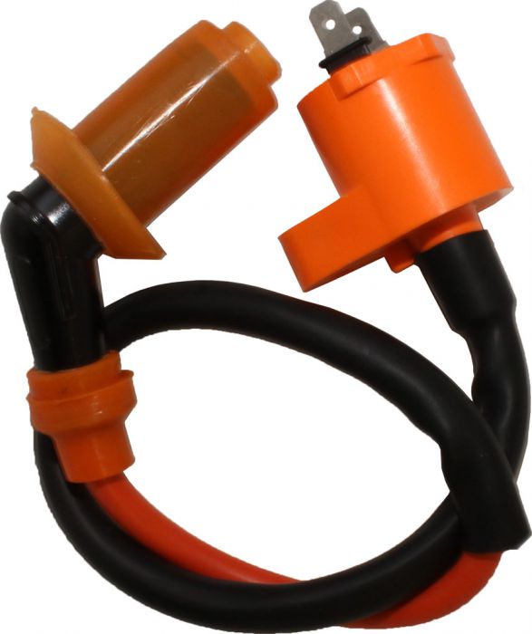 Ignition Coil - 2 Prong, GY6, Performance Pro, Orange - 10A2022 - PBC1979F1