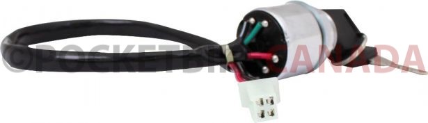 Ignition Key Switch - 4 Pin Female, Metal - 10A4262 - PBC2261F1