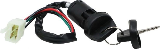 Ignition Key Switch - 4 pin Male, Plastic - 10A4242 - PBC1975F1