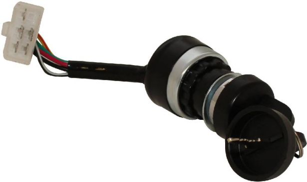 Ignition Key Switch - 5 pin 5 wire Male, Plastic - 10A4210 - PBC2345F1