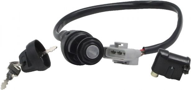 Ignition Key Switch - ATV, Hisun, 800cc - 10A4281 - PBC2246F1