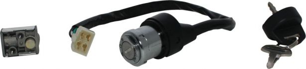 Ignition Key Switch - CFMoto, CF500, Lock Assembly - 10A4238 - PBC2101F1