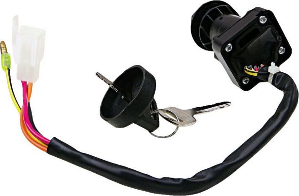 Ignition Key Switch - Suzuki LTZ50, LT80, LT-4WD, LTF250, LT250F , LTF300F, LTF4 - PBC10AF1