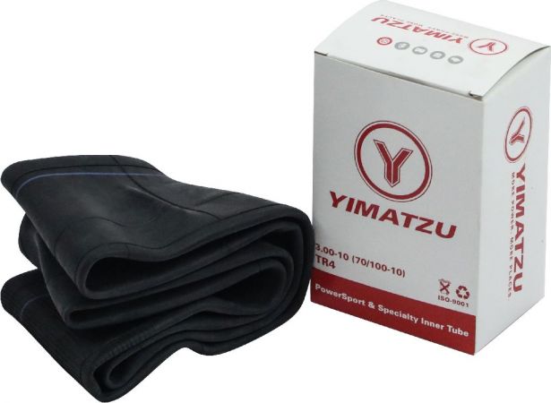 Inner Tube - Yimatzu 3.00-10 (70/100-10), TR4, Straight Valve Stem - PBC40TDF1
