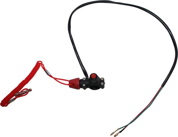 Kill Cord - Safety Tether, Kill Switch, Duel Function, Handle Bar Mount - 10A8040 - PBC1989F1