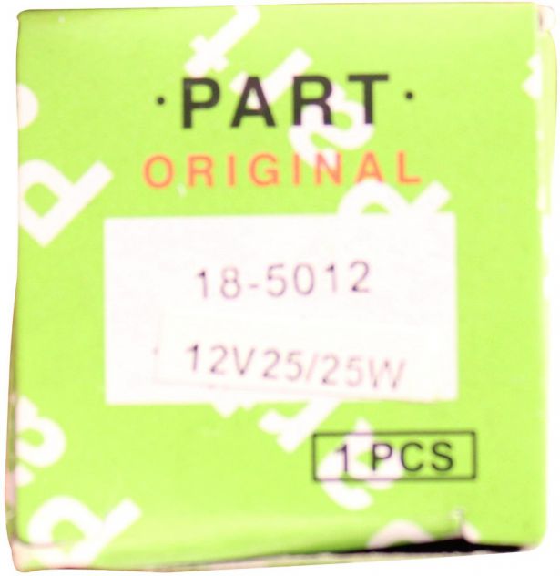 Light Bulb - 12V 25/25W, Dual Contact Offset Pins - BLB7650 - PBC3068F1