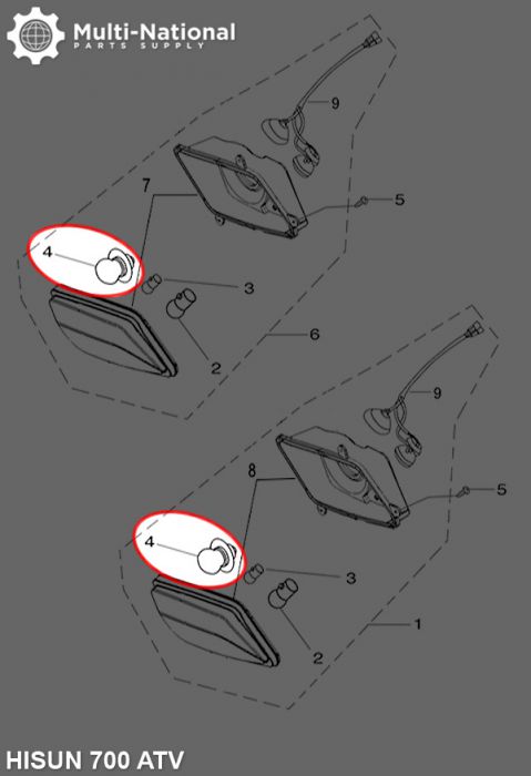 Light Bulb - 12V 25W, Dual Contact - BLB5240 - PBC3061F1