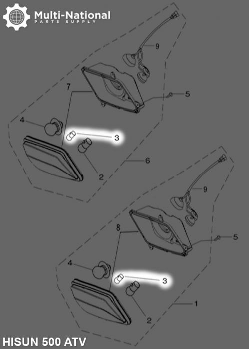 Light Bulb - 12V 10W, Single Contact - BLB7008 - PBC3060F1