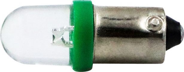 Light Bulb - LED, 12V, 3W, Single Contact, Green - BLB5110GN - PBC3075F1