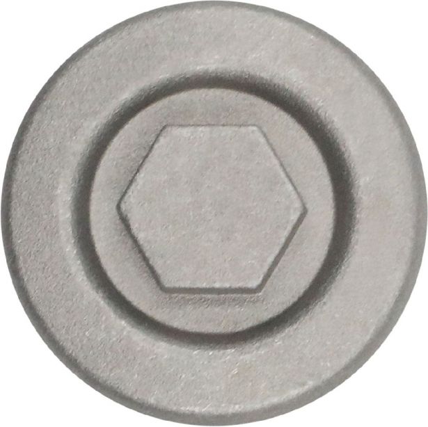 Oil Drainage Cover- Cap, Screw, Blind Nut, Hisun, UTV, 800cc - 30A2528 - PBC2503F1